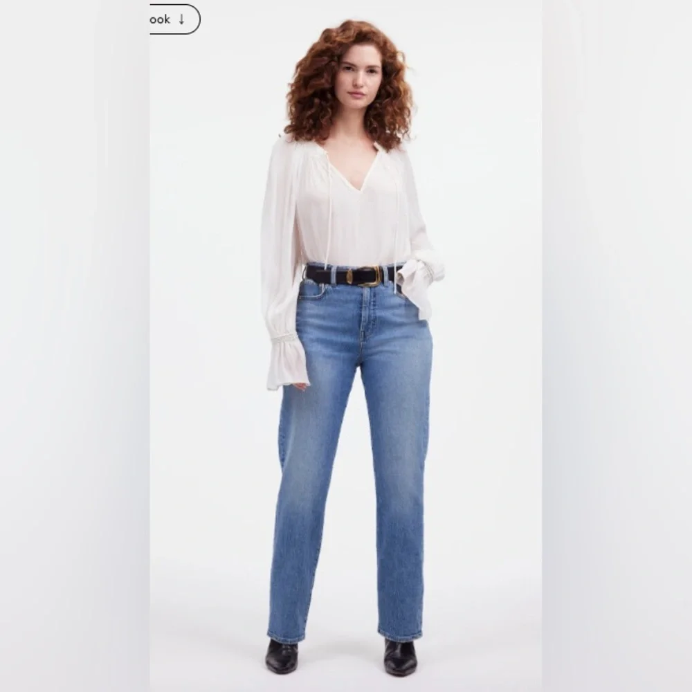 Madewell "Curvy 90's Straight" Jeans - Picture 2 of 11